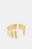 Women Gold Embellished Cuff sold by Redtag