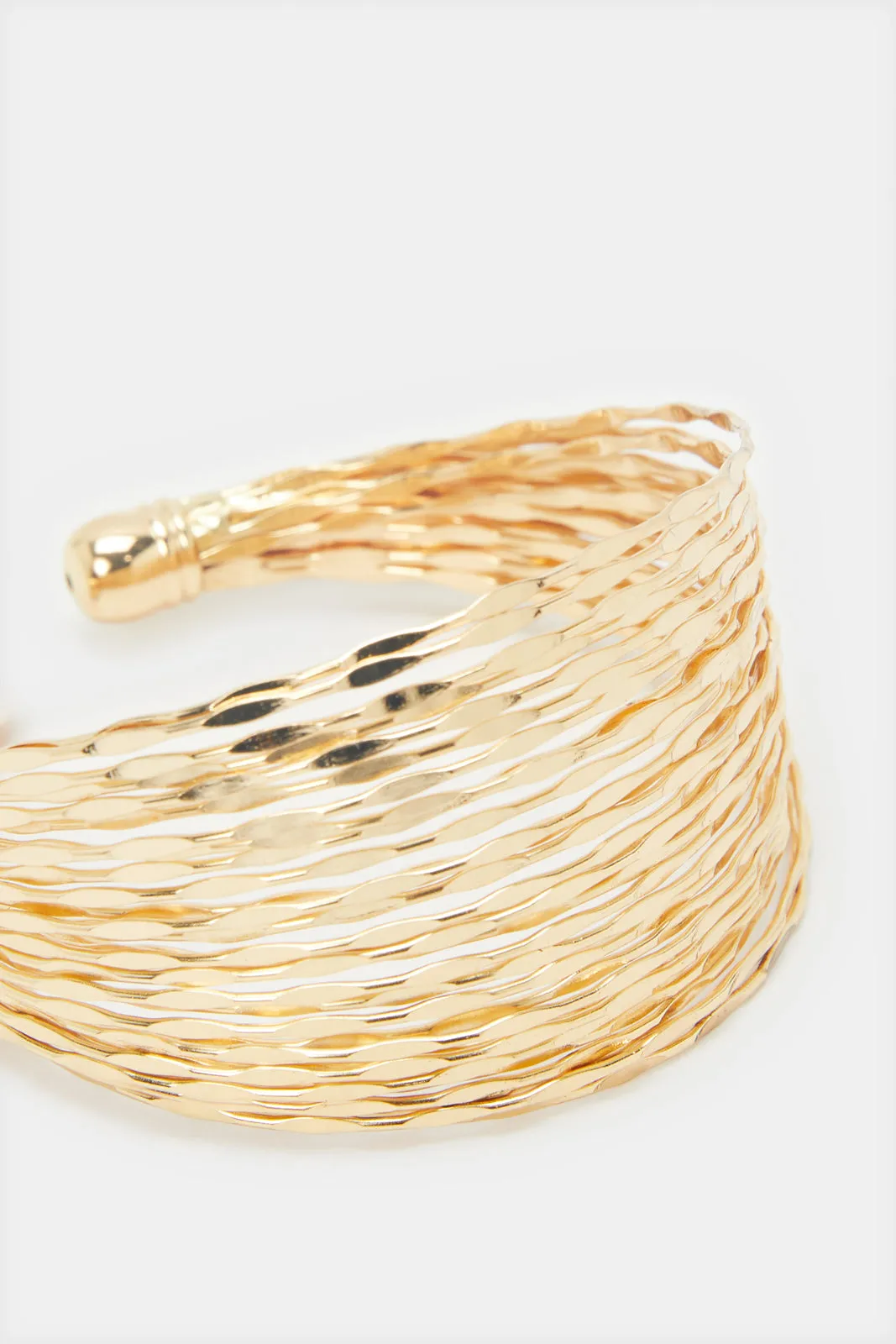 Women Gold Embellished Cuff sold by Redtag product image thumbnail 3