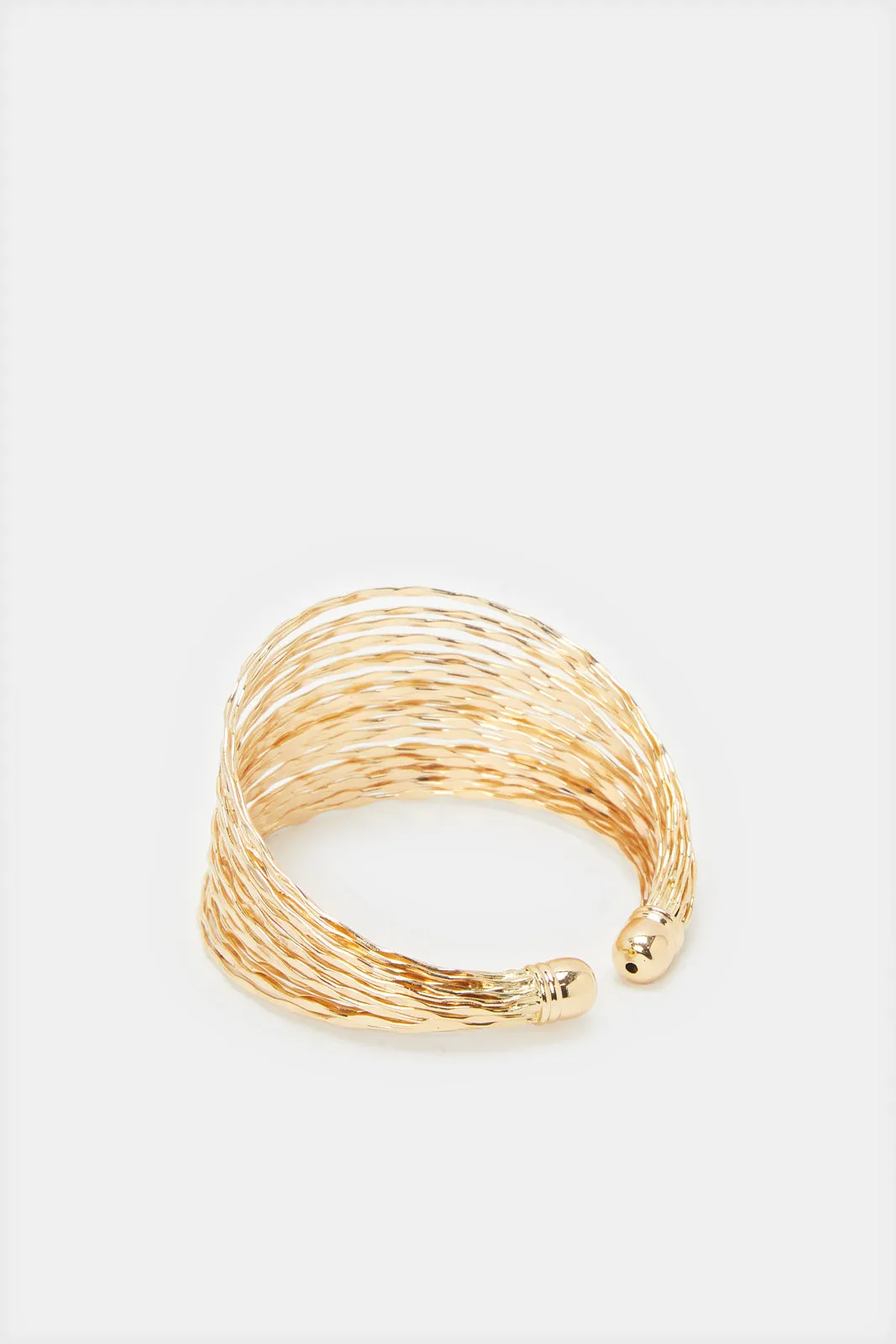 Women Gold Embellished Cuff sold by Redtag product image thumbnail 4