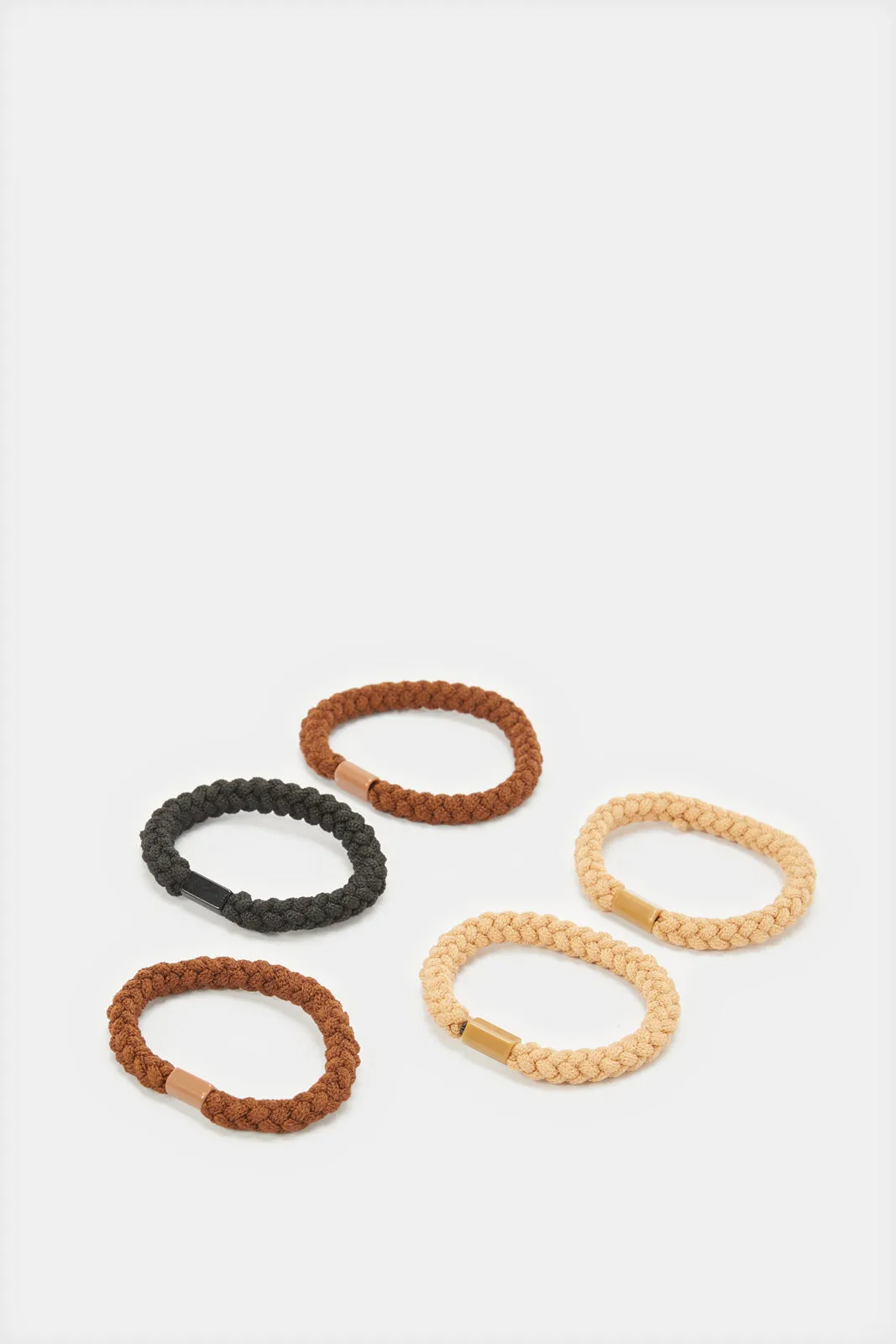 Women Assorted Plain Elastic Hair Band Set (5 Piece) sold by Redtag product image thumbnail 2