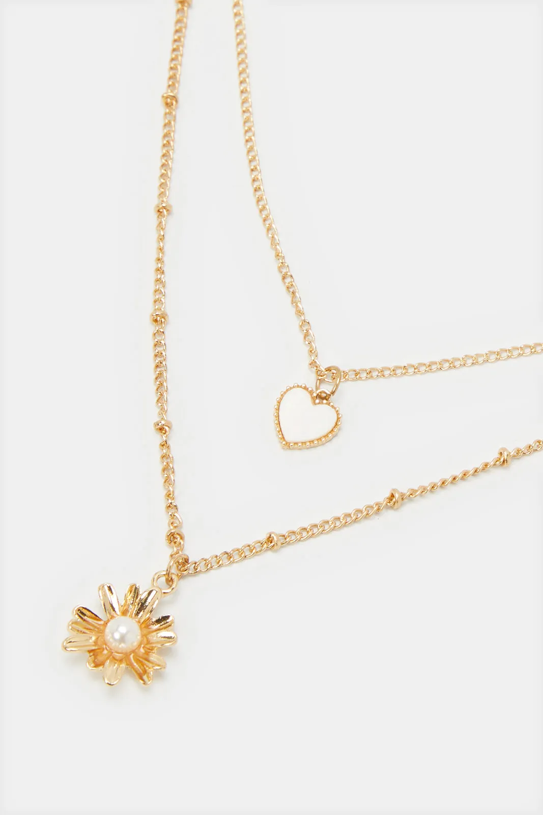 Women Gold Necklace And Bracelet And Earrings Set (3 Piece) sold by Redtag product image thumbnail 2