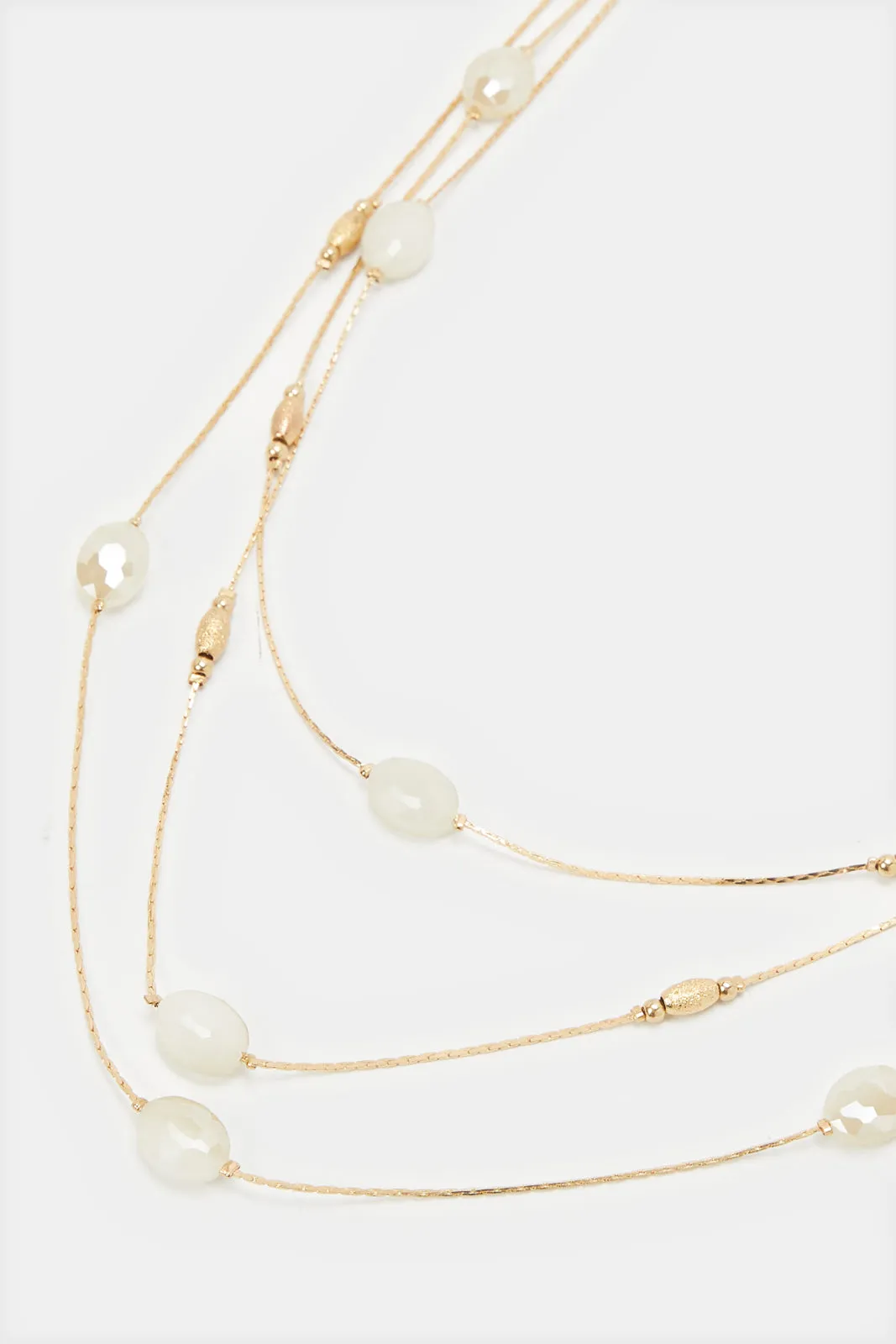 Women Gold Embellished Necklace And Earrings Set (2 Piece) sold by Redtag product image thumbnail 2