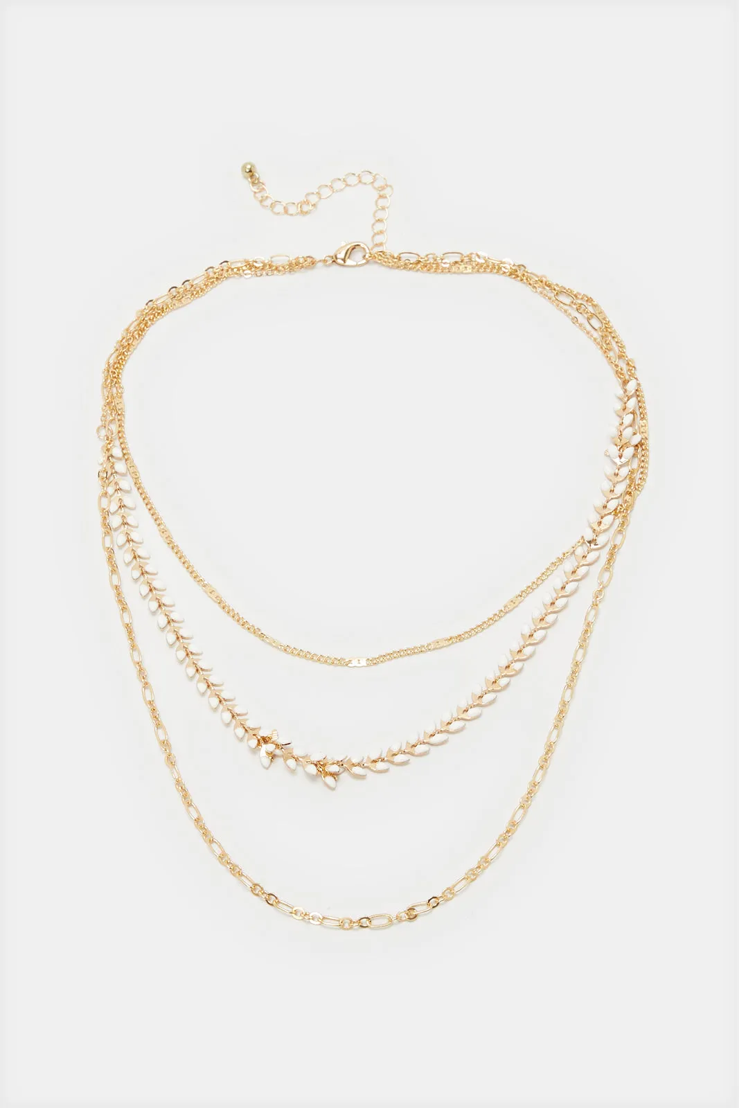 Women Gold Embellished Necklace sold by Redtag