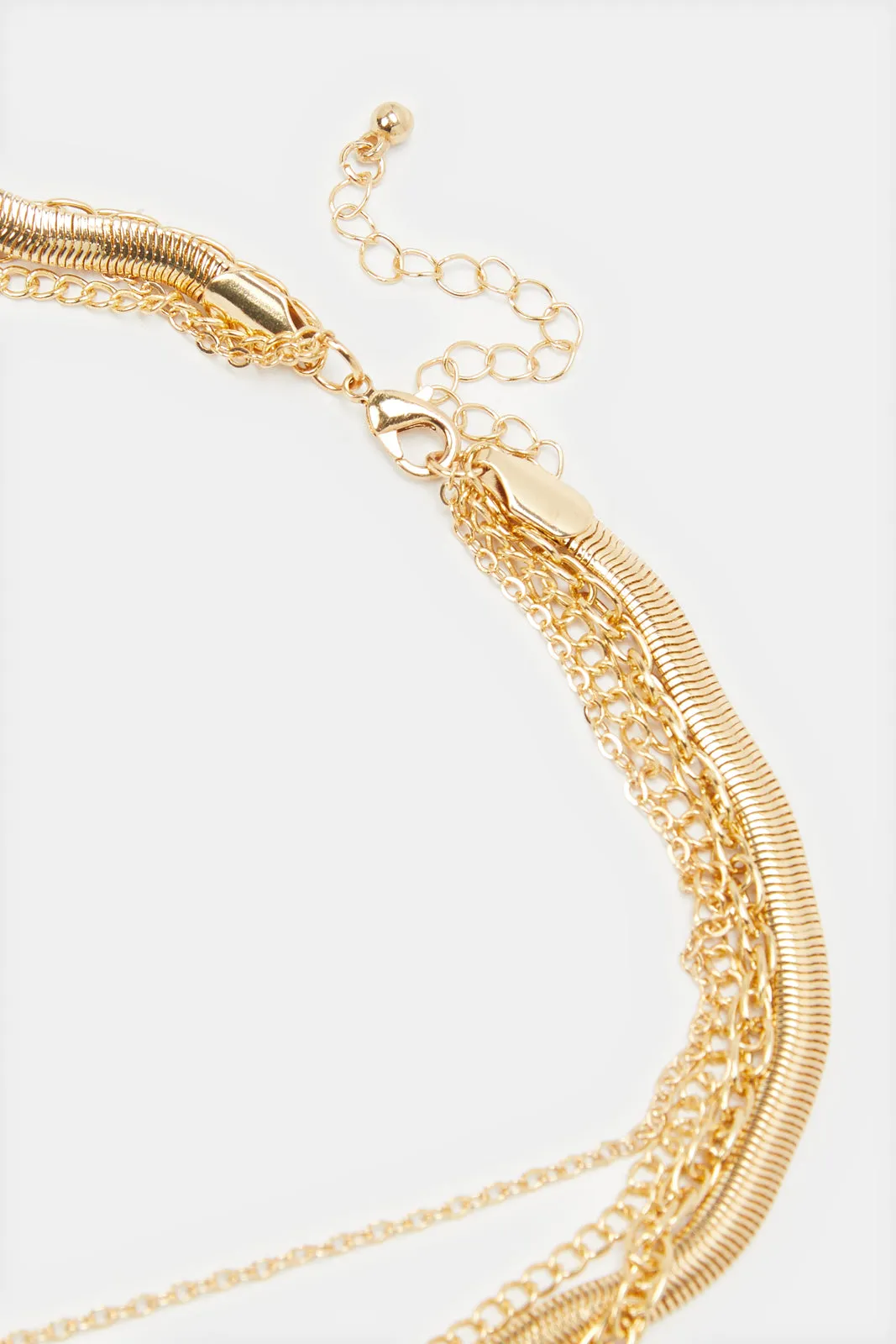 Women Gold Embellished Necklace sold by Redtag product image thumbnail 3