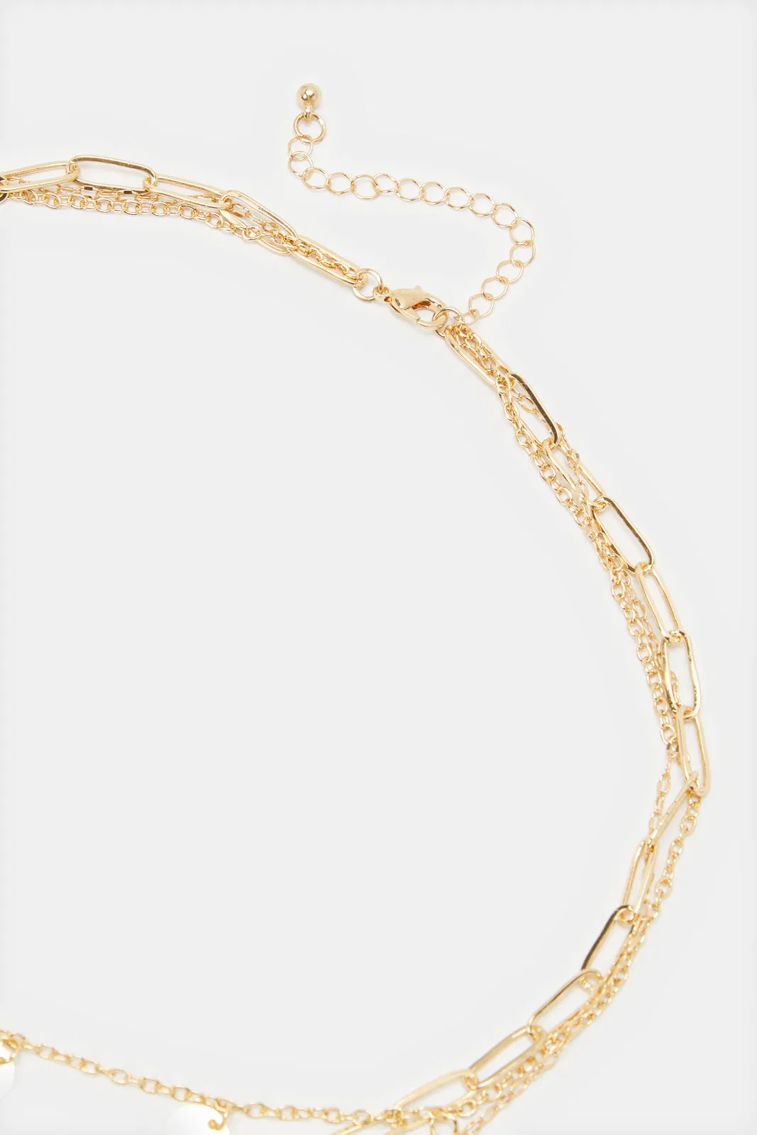Women Gold Embellished Necklace sold by Redtag product image thumbnail 3