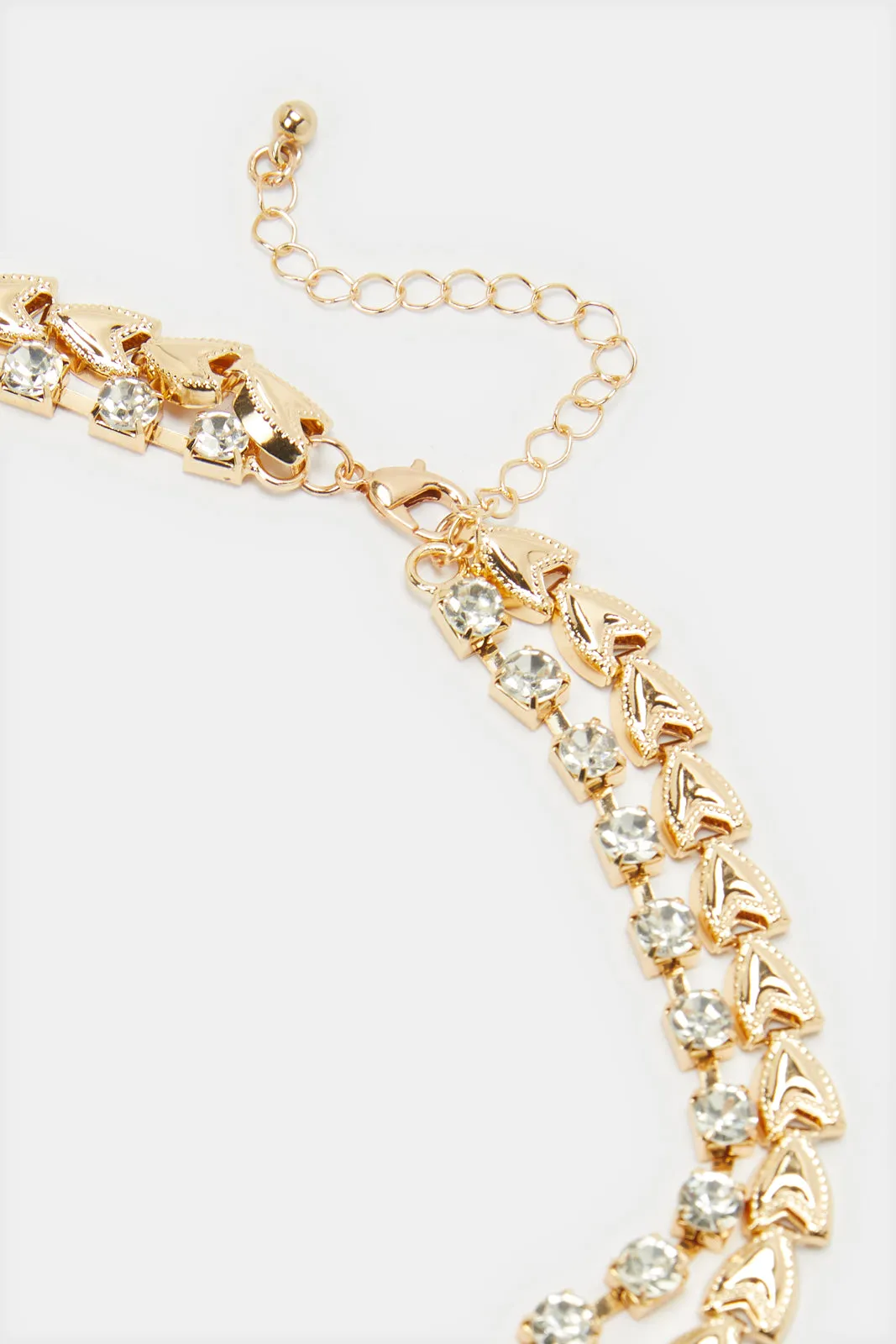Women Gold Embellished Necklace sold by Redtag product image thumbnail 3