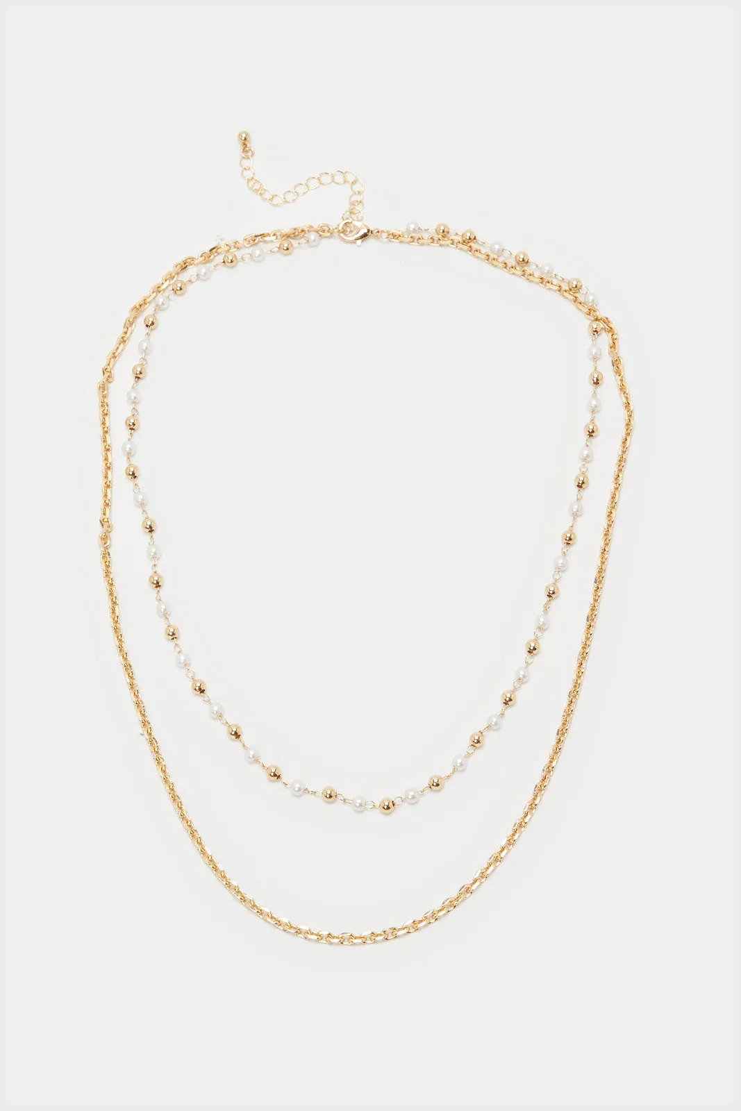 Women Gold Embellished Necklace sold by Redtag
