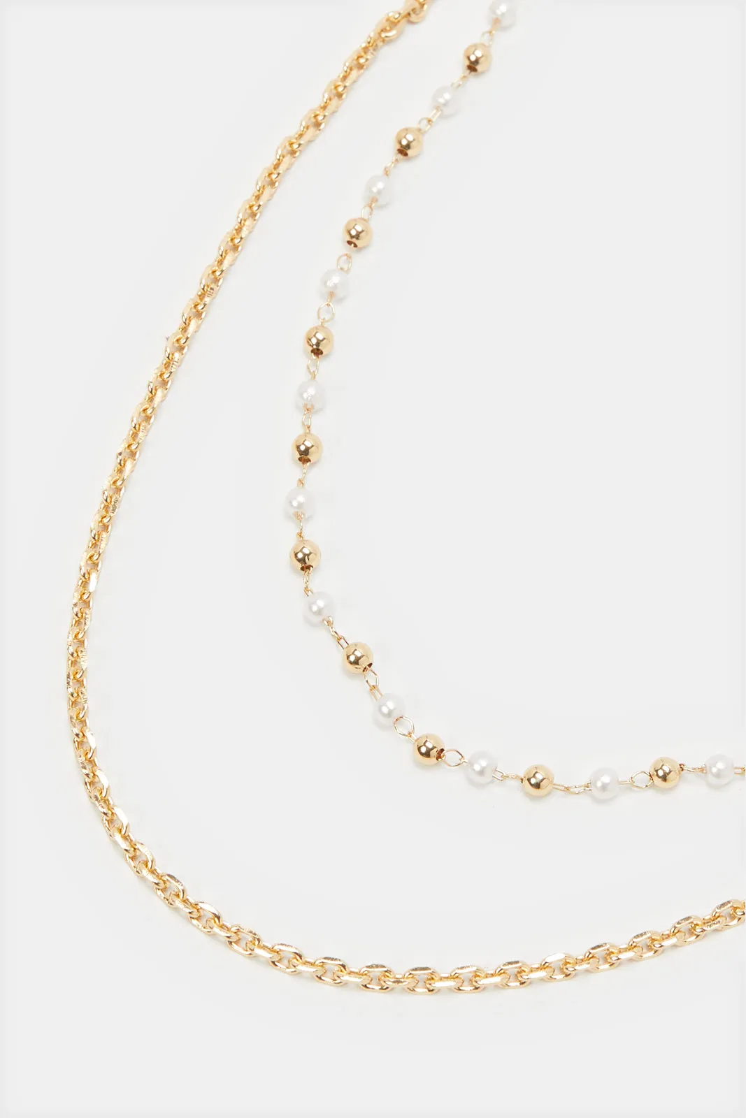Women Gold Embellished Necklace sold by Redtag product image thumbnail 2