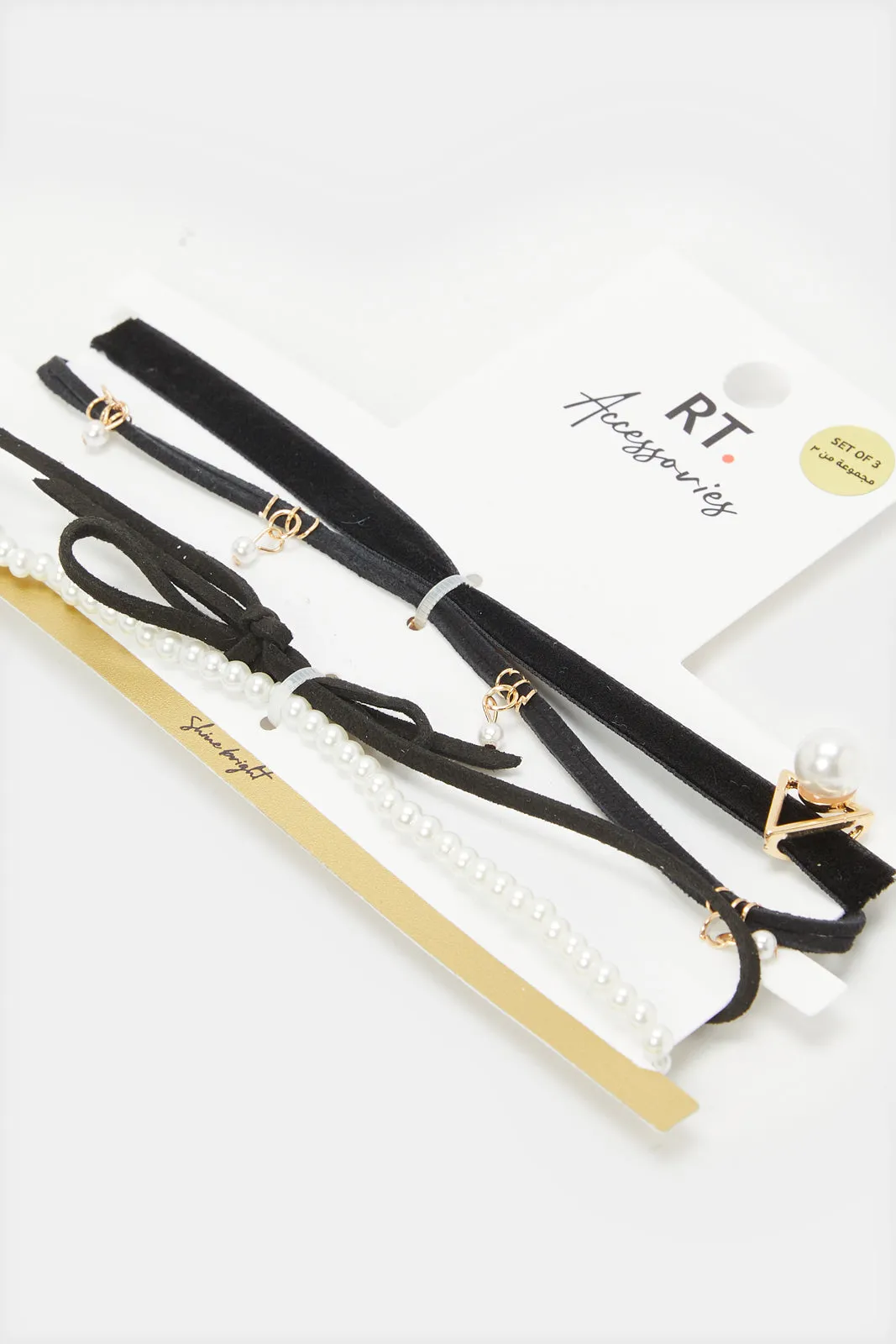 Women Black And White Necklace Set (Pack of 3) sold by Redtag product image thumbnail 3