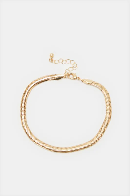 Women Gold Anklet sold by Redtag