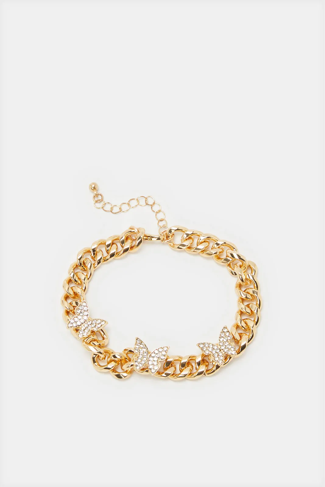 Women Gold Embellished Bracelet sold by Redtag