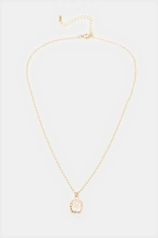 Women Gold Necklace And Bracelet Set (2 Piece) sold by Redtag