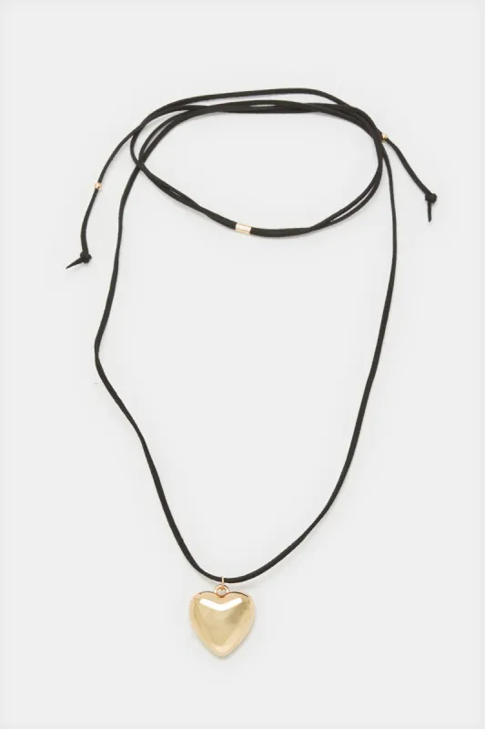 Women Gold Embellished Necklace sold by Redtag