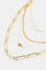 Women Gold Embellished Necklace sold by Redtag