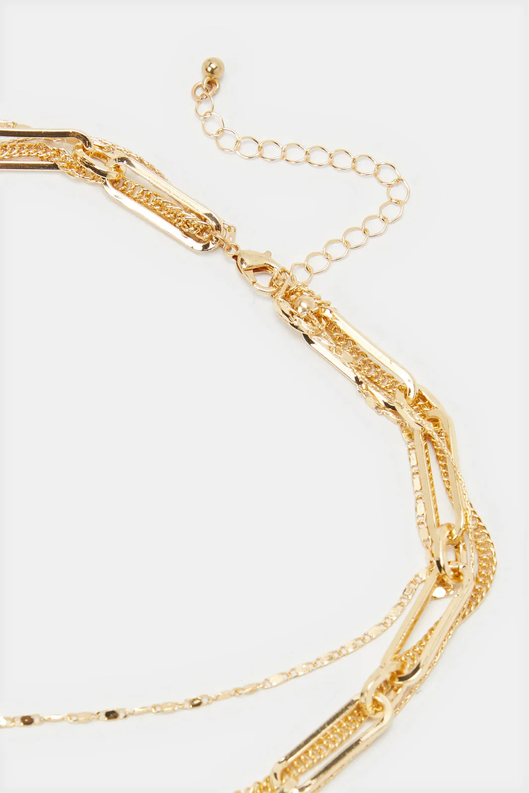 Women Gold Embellished Necklace sold by Redtag product image thumbnail 3