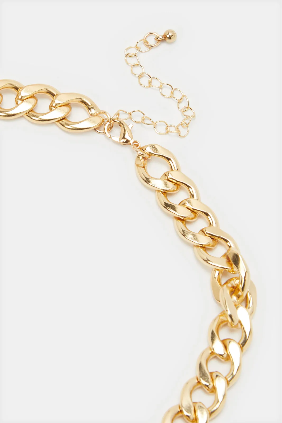 Women Gold Embellished Necklace sold by Redtag product image thumbnail 3
