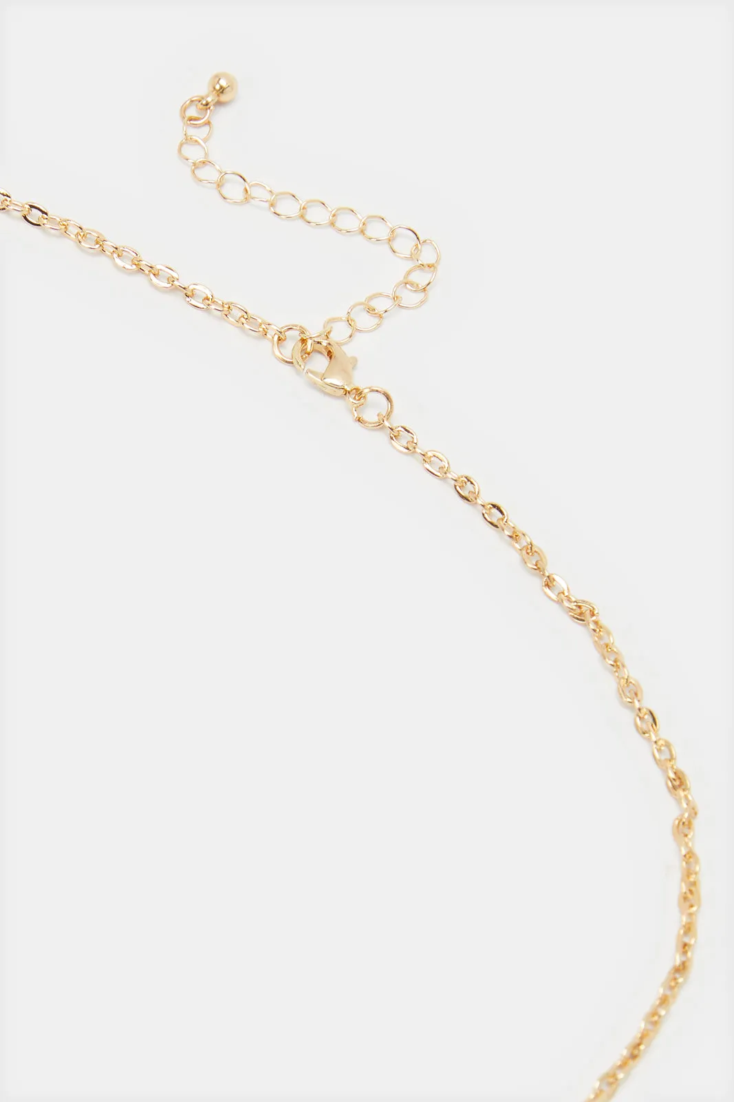 Women Gold Embellished Necklace sold by Redtag product image thumbnail 3