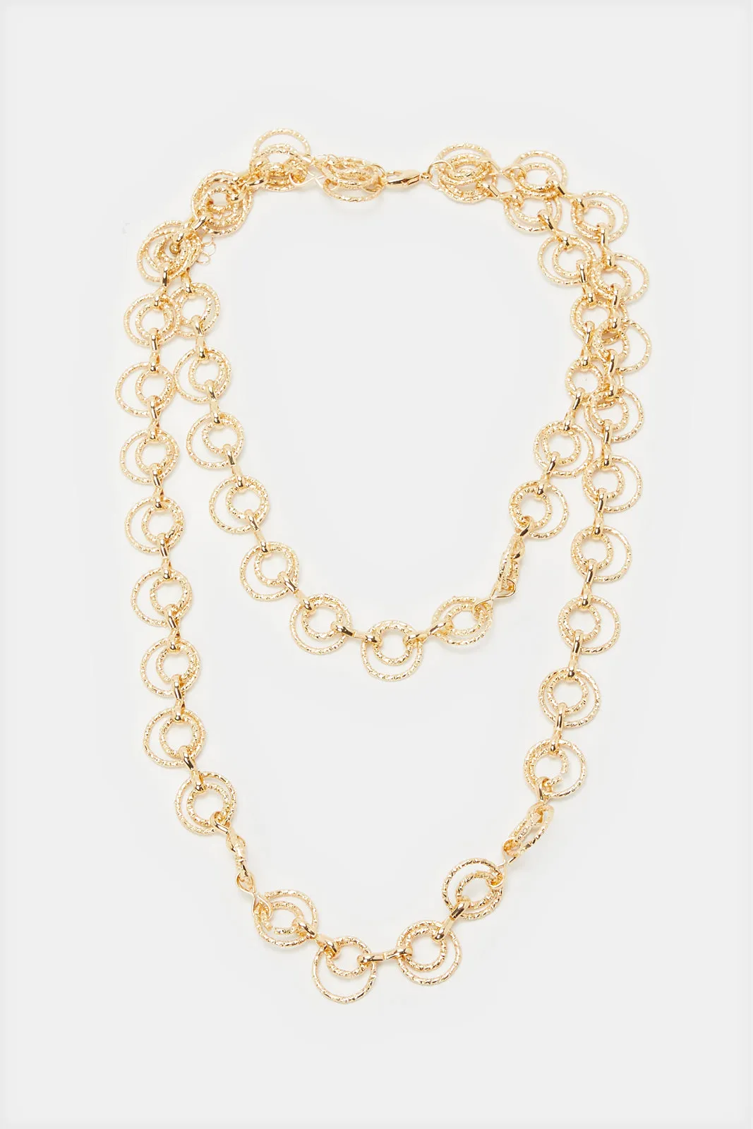 Women Gold Embellished Necklace sold by Redtag