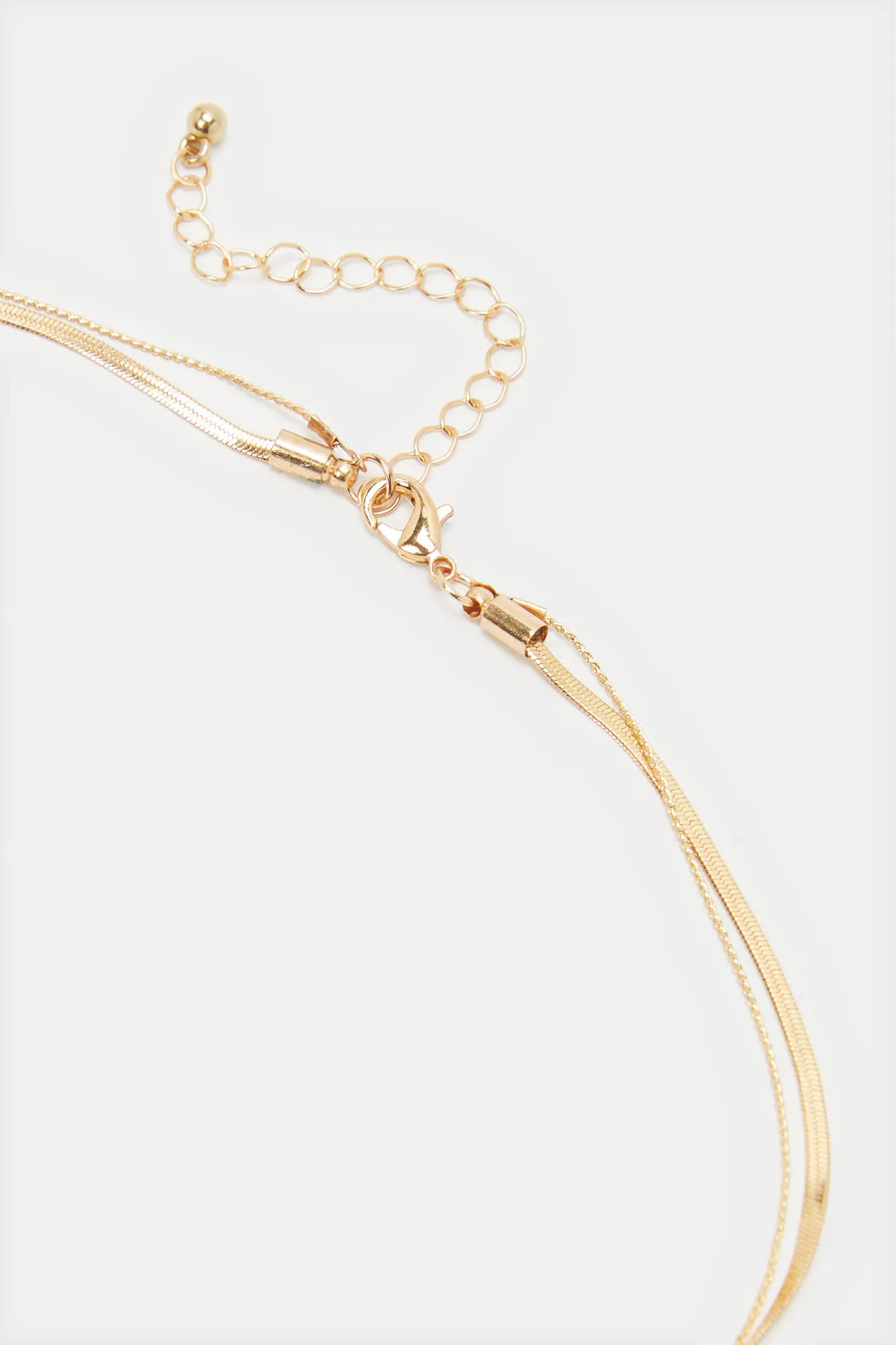 Women Gold Embellished Necklace sold by Redtag product image thumbnail 3