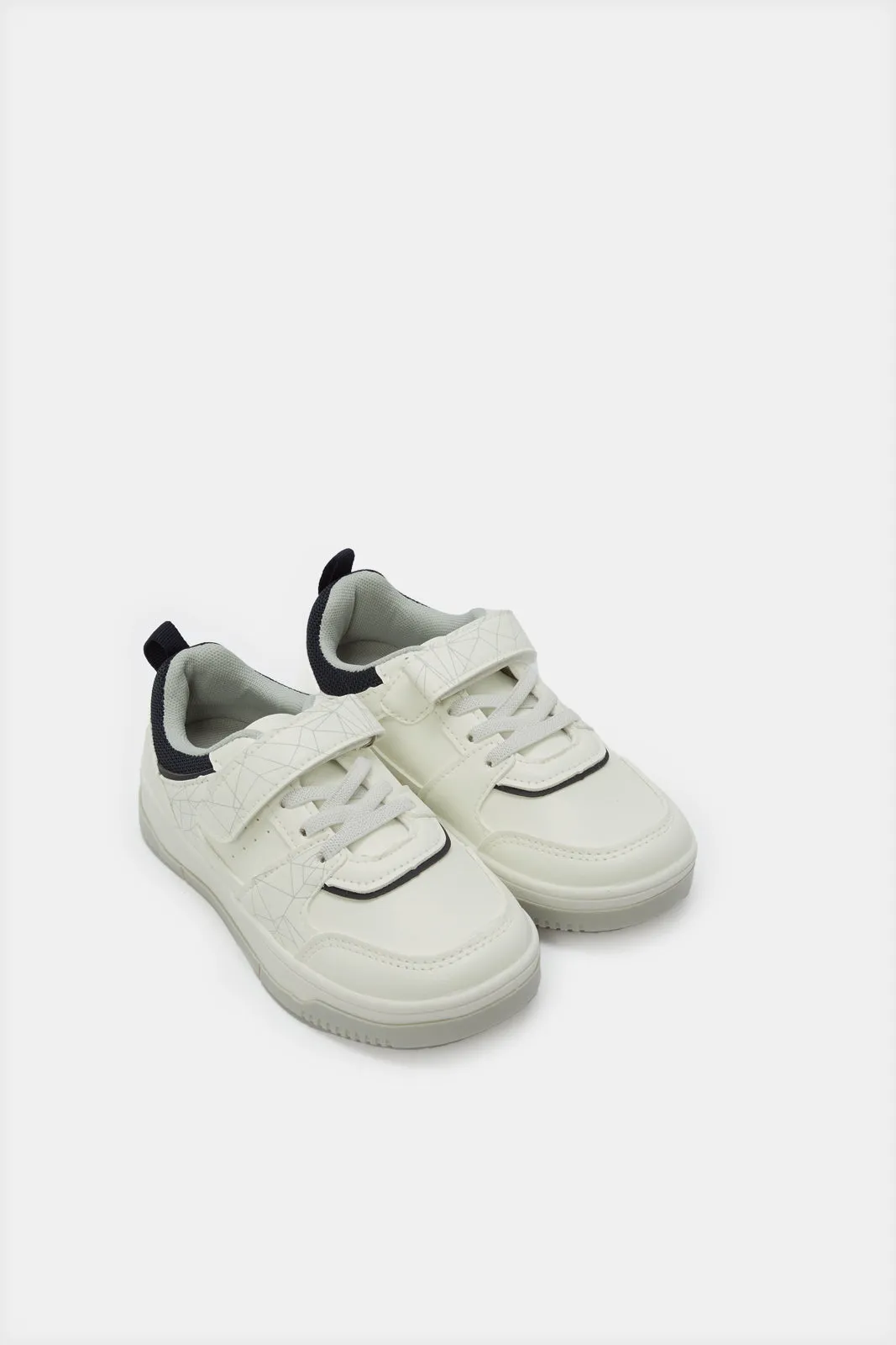 Boys White Skate Shoes sold by Redtag product image thumbnail 2