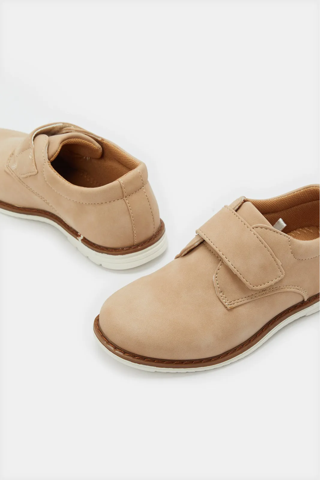 Boys Beige Derby Shoes sold by Redtag product image thumbnail 3
