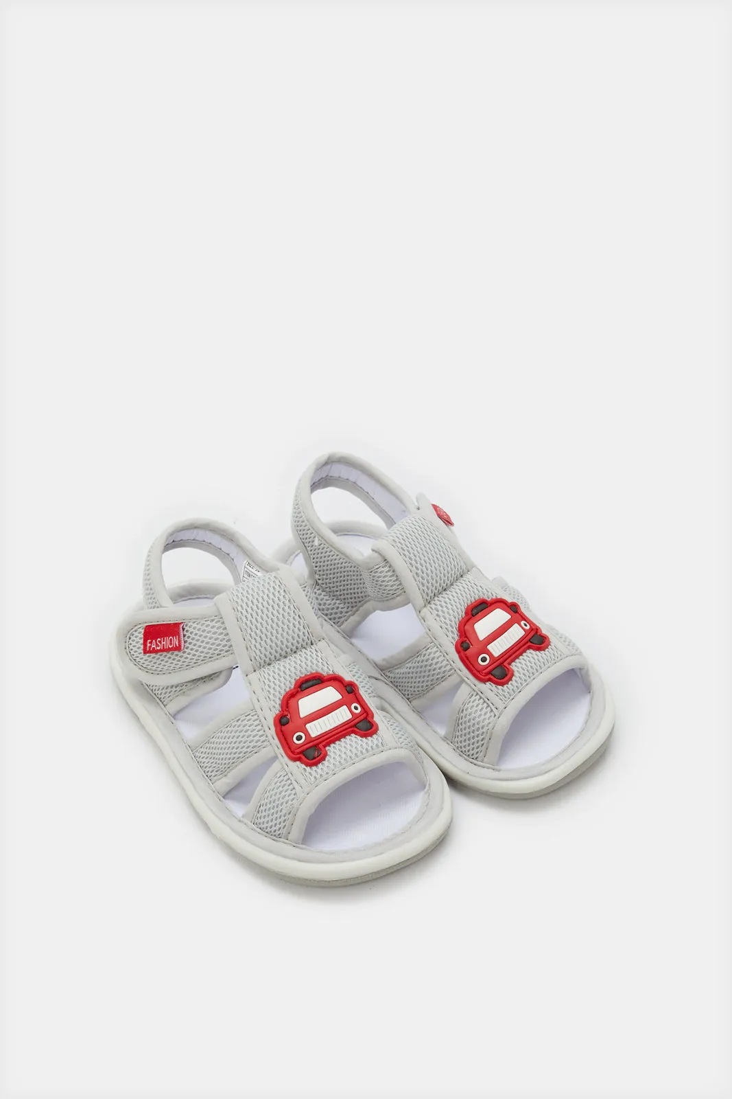 Infant Boys Grey Sounded Sole Sandals sold by Redtag product image thumbnail 2
