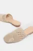 Women Beige Weave Loafer Mule sold by Redtag