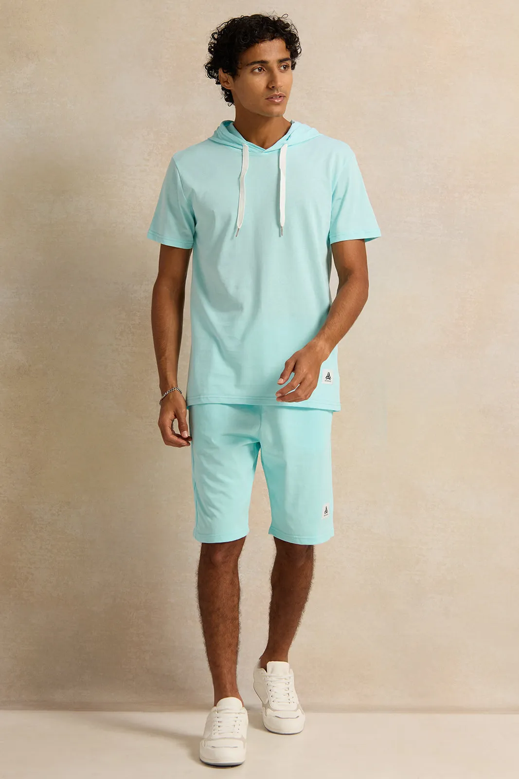 Men Blue Active Shorts sold by Redtag product image thumbnail 2