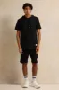 Men Black Hooded T-Shirt sold by Redtag