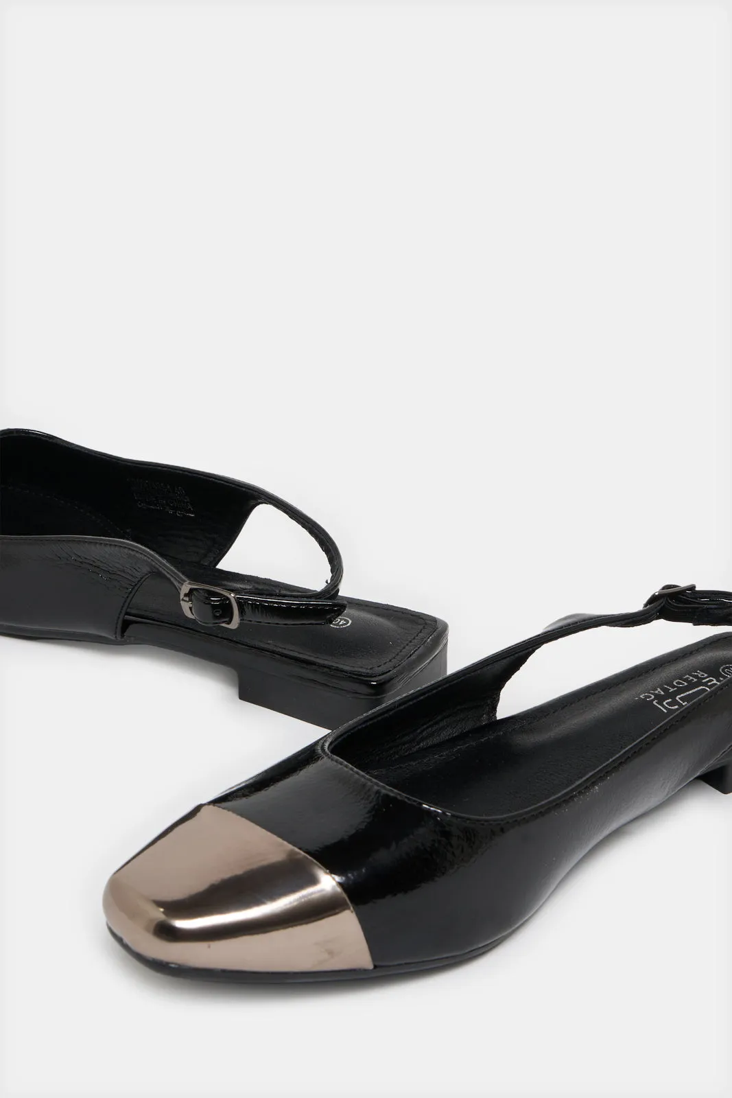 Women Black Slingback Shoes sold by Redtag product image thumbnail 3