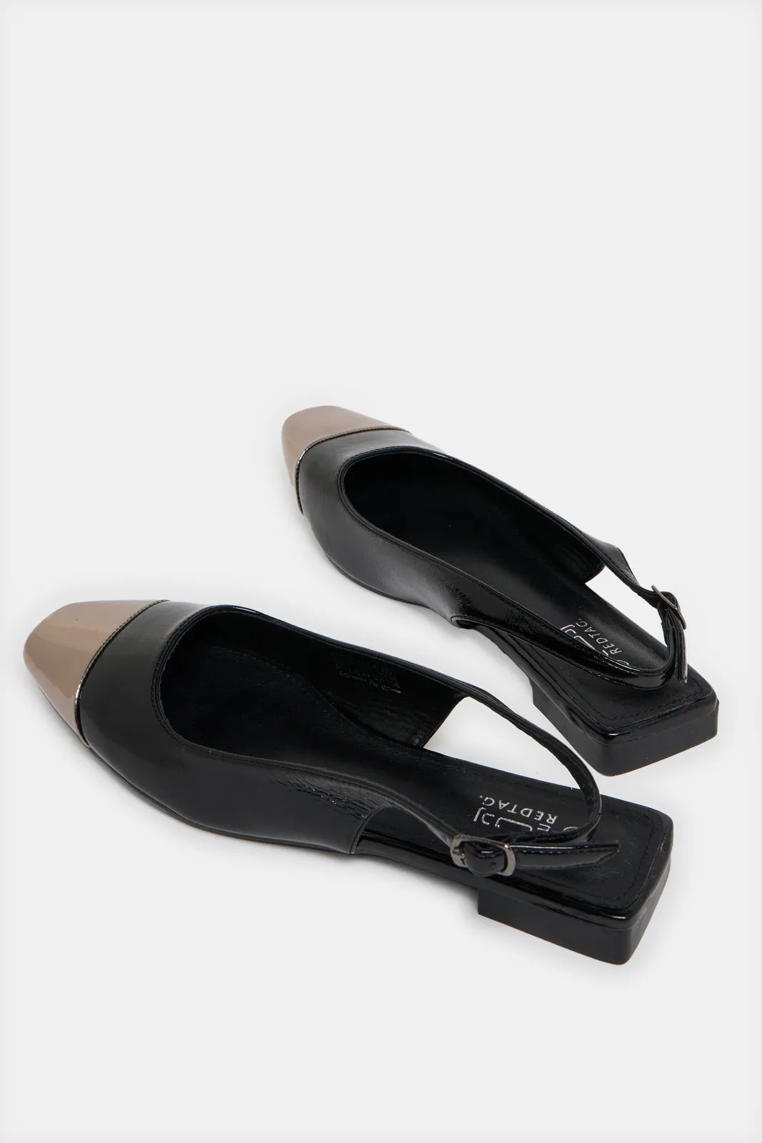 Women Black Slingback Shoes sold by Redtag product image thumbnail 4