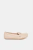Women Beige Embellished Moccasin sold by Redtag