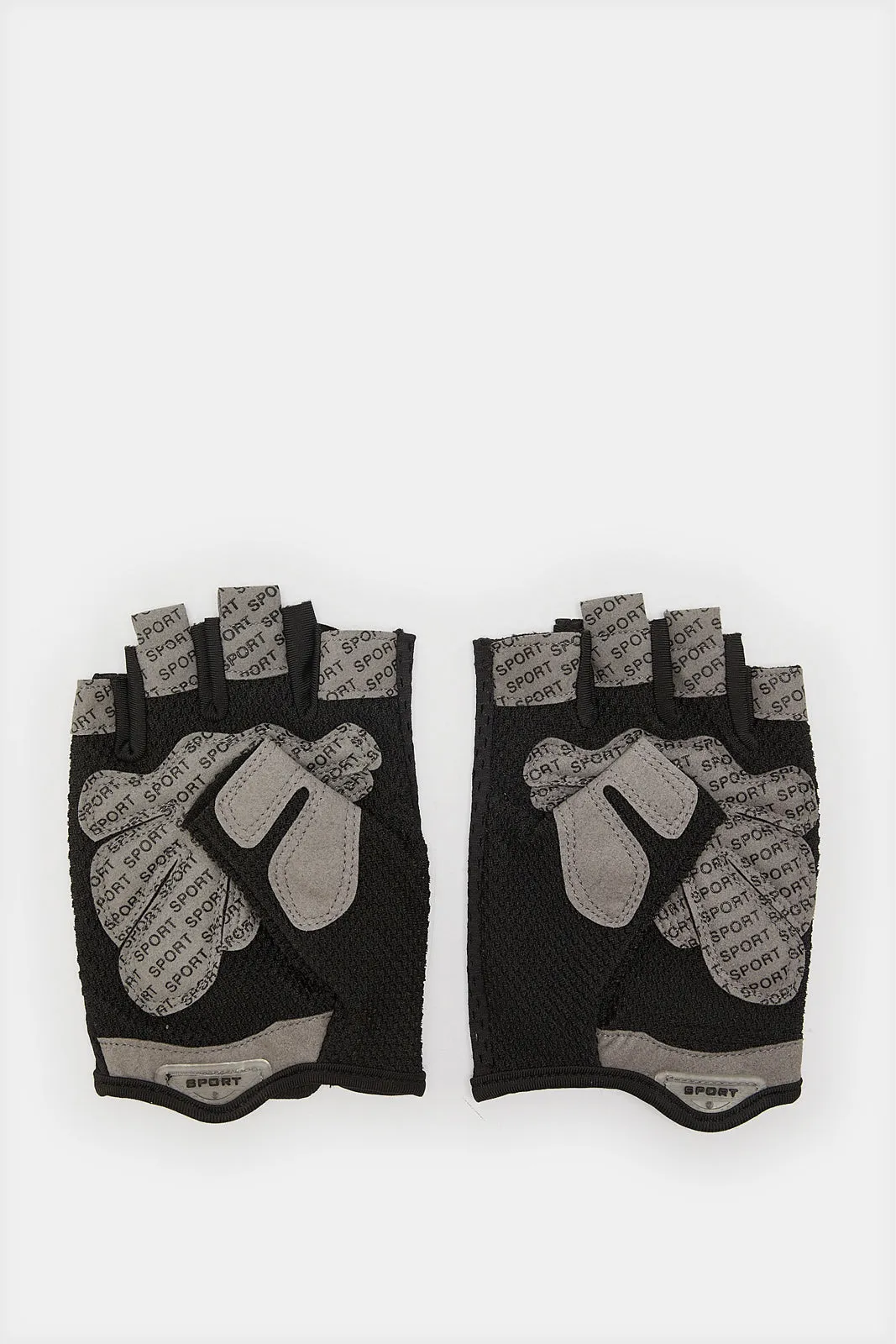 Black Protective Gloves For Fitness sold by Redtag product image thumbnail 2