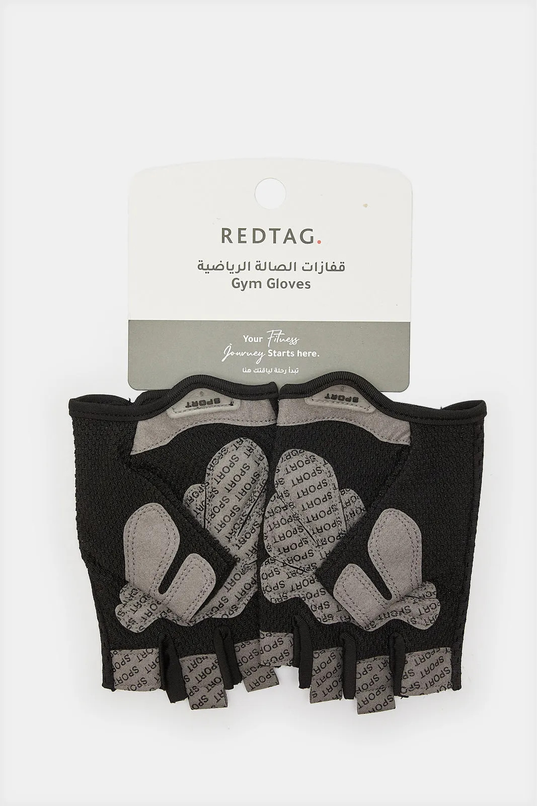 Black Protective Gloves For Fitness sold by Redtag
