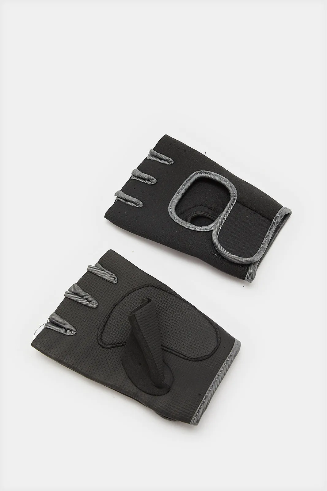 Black Protective Gloves For Fitness sold by Redtag product image thumbnail 4