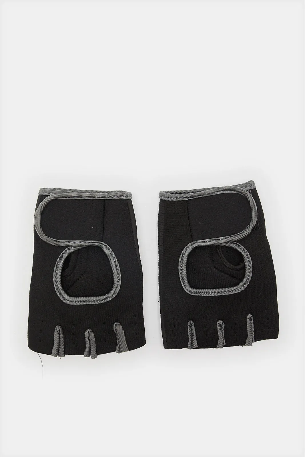 Black Protective Gloves For Fitness sold by Redtag product image thumbnail 2