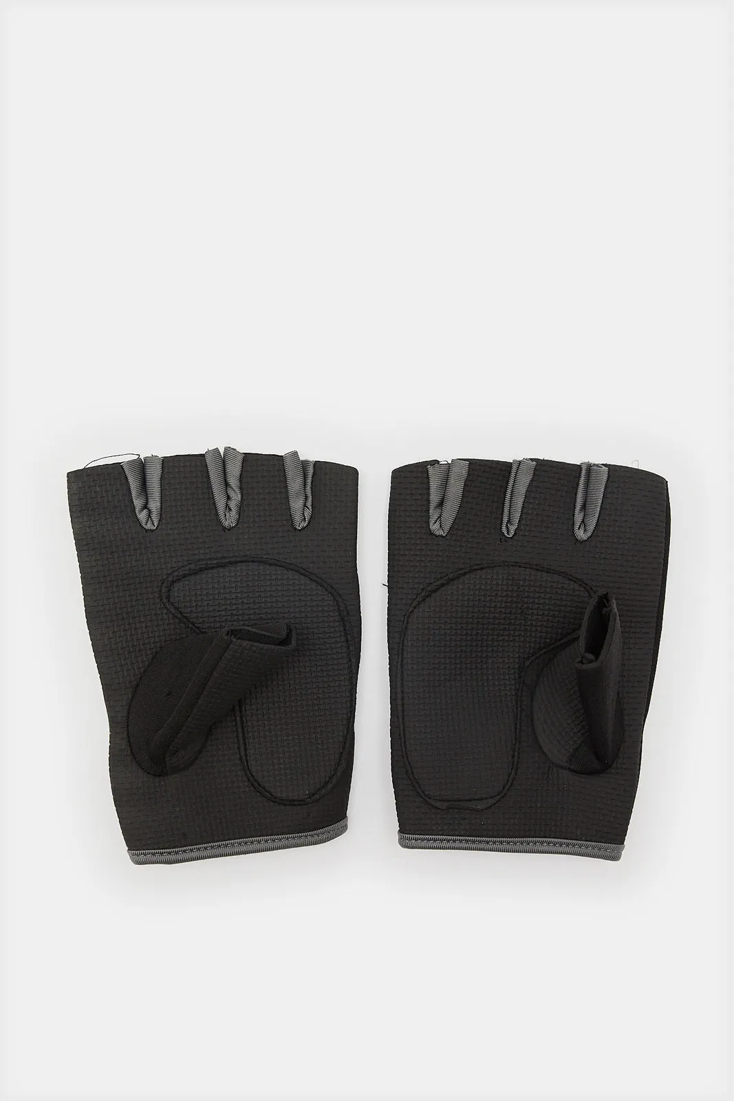 Black Protective Gloves For Fitness sold by Redtag product image thumbnail 3