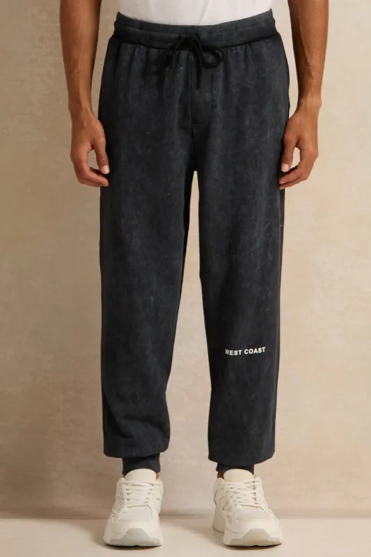 Men Black Lounge Pant sold by Redtag