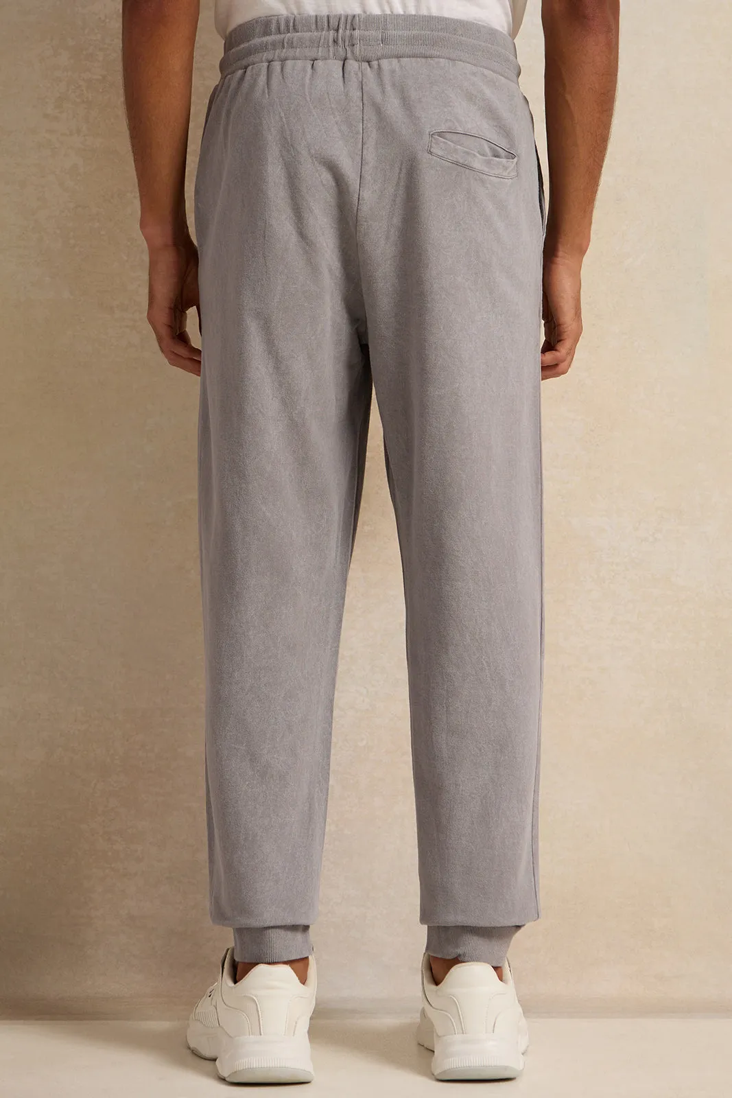 Men Grey Lounge Pant sold by Redtag product image thumbnail 3