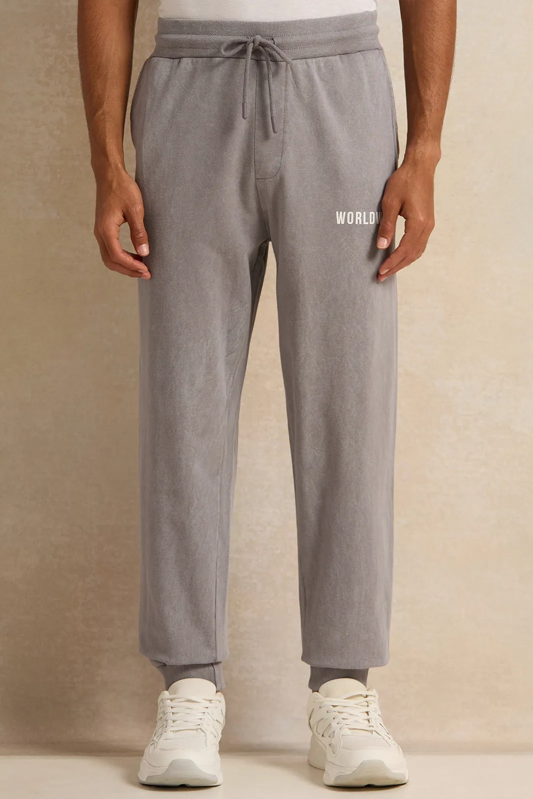 Men Grey Lounge Pant sold by Redtag
