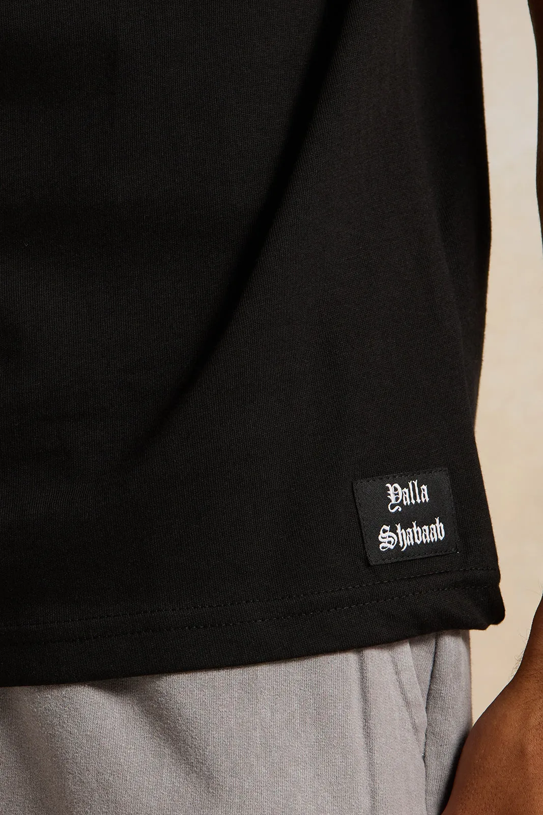 Men Black Printed T-Shirt sold by Redtag product image thumbnail 5