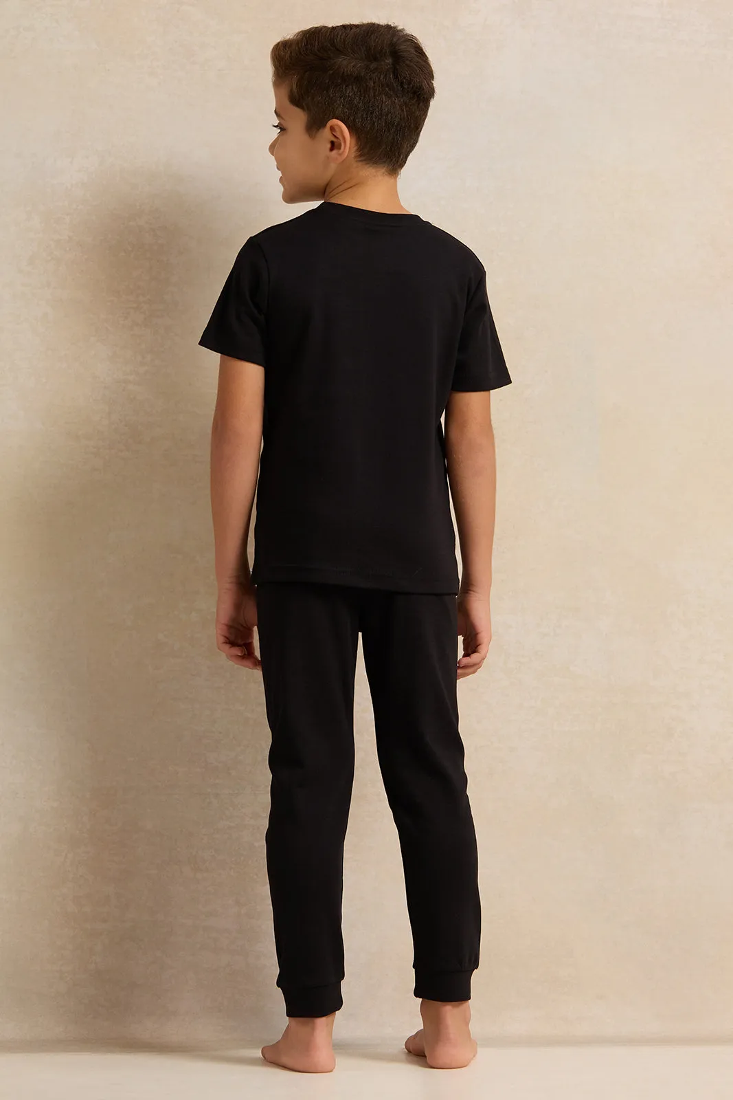 Boys Black Nasa Print Pyjama Set (2 Piece) sold by Redtag product image thumbnail 4