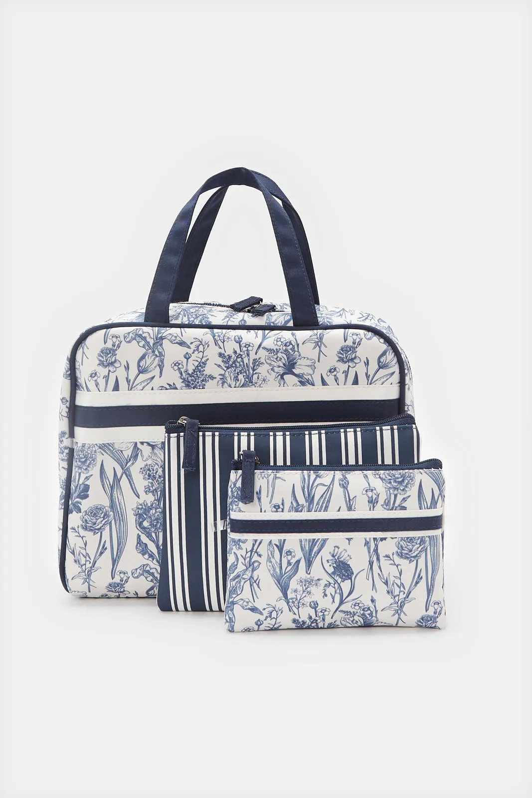 Women Assorted Printed Cosmetic Pouch Set (4 Piece) sold by Redtag