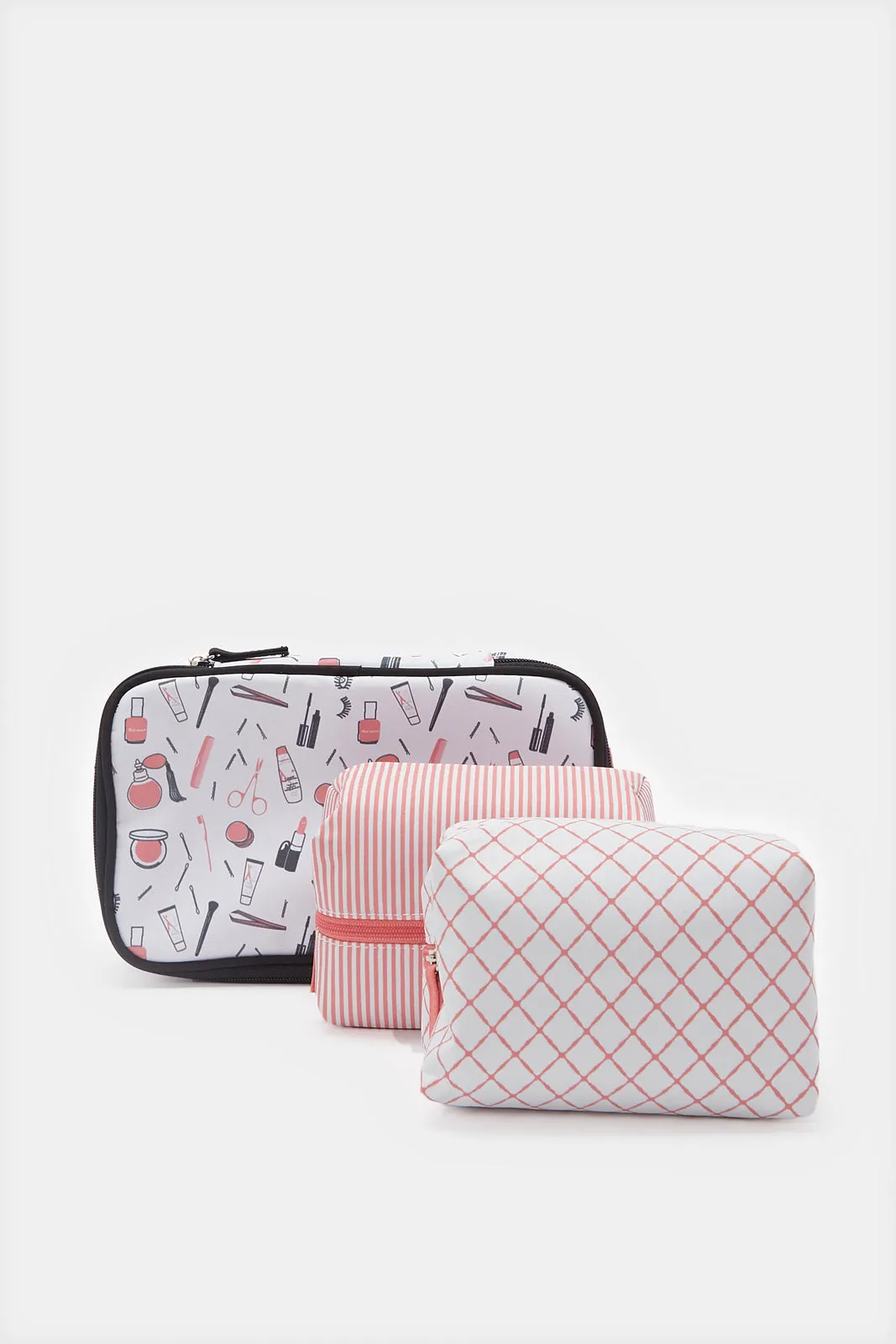 Women Assorted Printed Cosmetic Pouch Set (4 Piece) sold by Redtag product image thumbnail 2