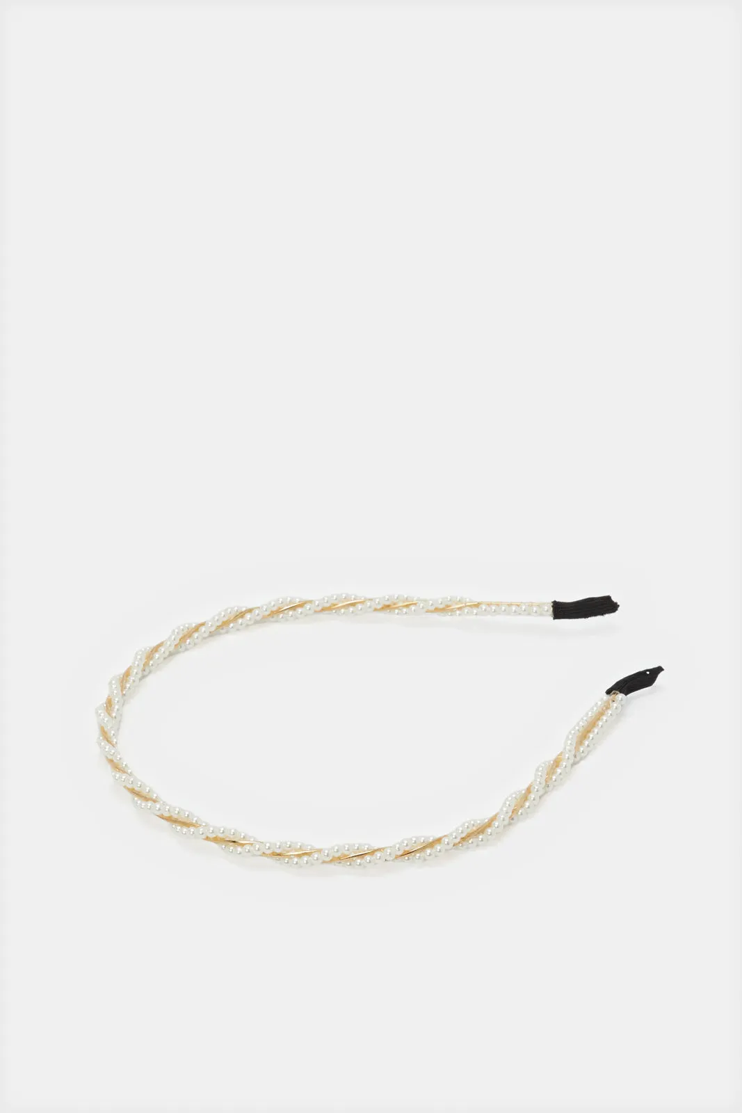 Women White And Gold Embellished Headband Set (2 Piece) sold by Redtag product image thumbnail 2