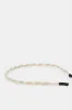 Women White And Gold Embellished Headband Set (3 Piece) sold by Redtag
