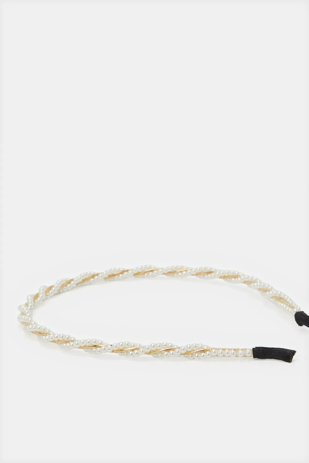 Women White And Gold Embellished Headband Set (3 Piece) sold by Redtag product image thumbnail 3