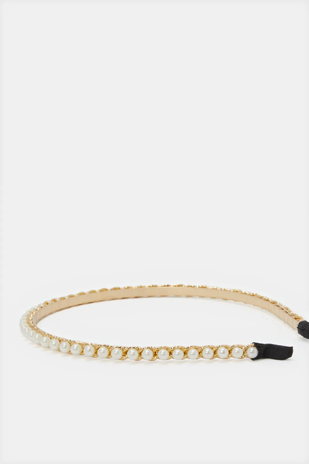 Women White And Gold Embellished Headband Set (3 Piece) sold by Redtag product image thumbnail 5