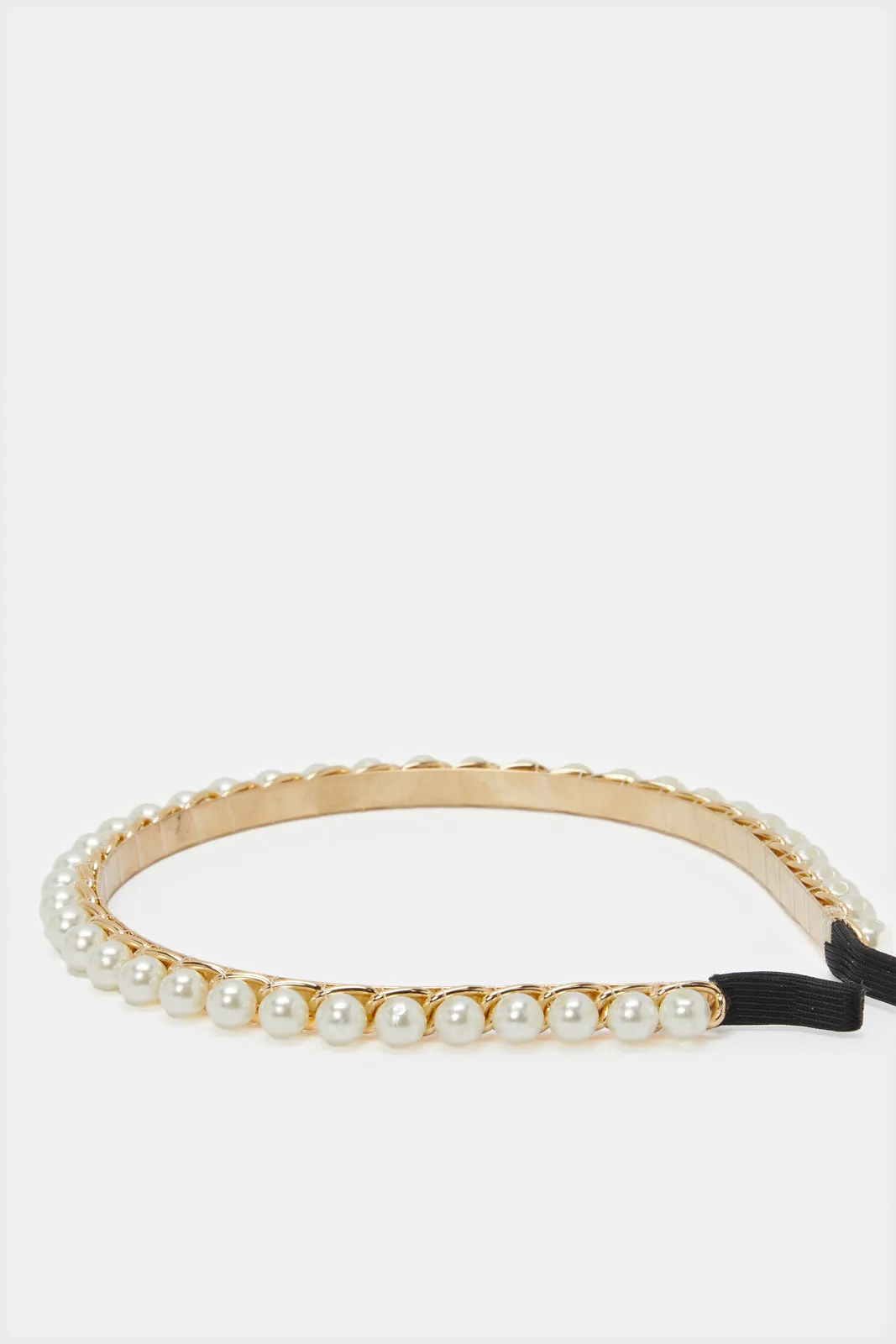 Women White And Gold Embellished Headband Set (3 Piece) sold by Redtag product image thumbnail 5