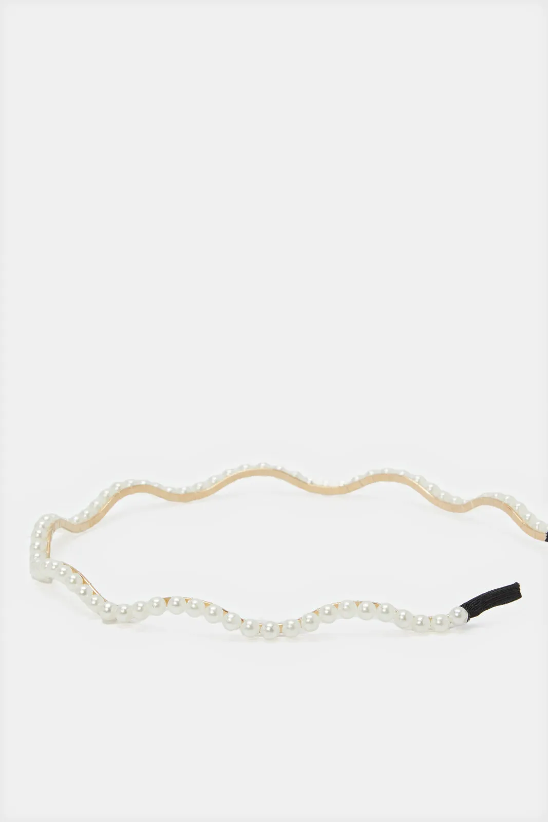 Women White And Gold Embellished Headband Set (3 Piece) sold by Redtag product image thumbnail 3